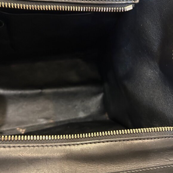 CELINE Tricolor Pony Hair & Calfskin Leather Mini Luggage Bag (Runway Edition) - Picture 13 of 16